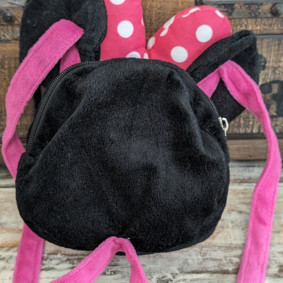 Disney Minnie Mouse Plush Backpack - Picture 5 of 8